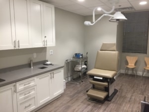 Minor Procedure Room at Granite Bay Plastic Surgery Office