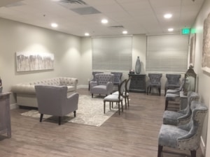 Waiting Room at Granite Bay Plastic Surgery Office
